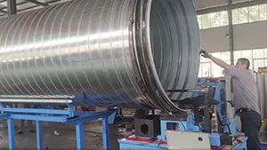 DPCS-2-2000-ZY Spiral Duct Forming Machine