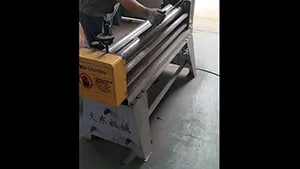Electric Duct Rounding Machine