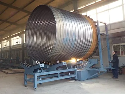 Corrugated Metal Pipe Machine