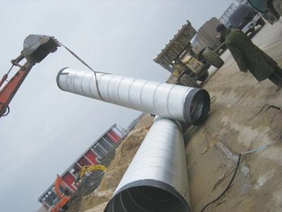 Corrugated Metal Pipe Machine